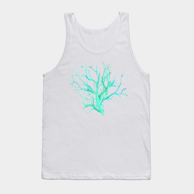 Coral reef in blue Tank Top by LatiendadeAryam